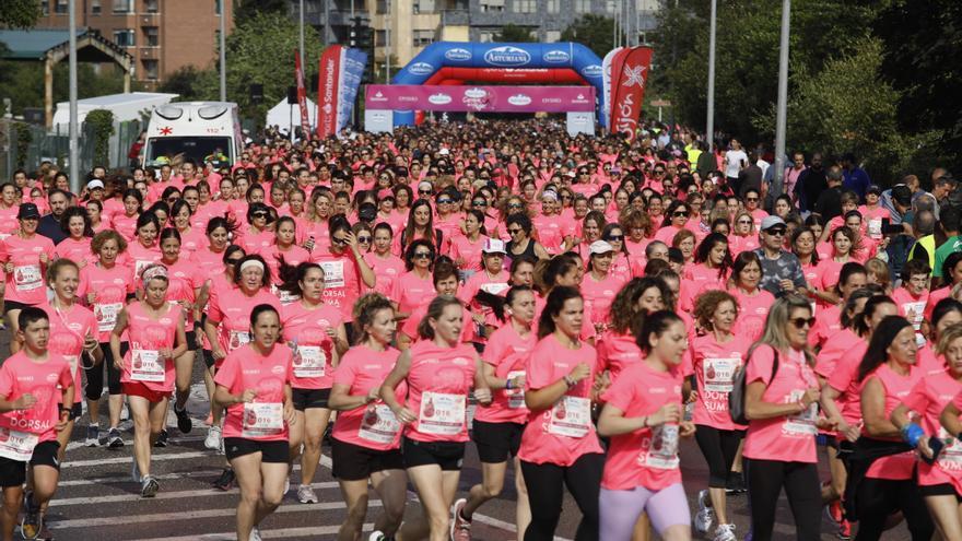 La marea rosa inunda las calles de Gijón con 5.000 integrantes en la Carrera de la Mujer: &quot;Es un orgullo participar&quot;