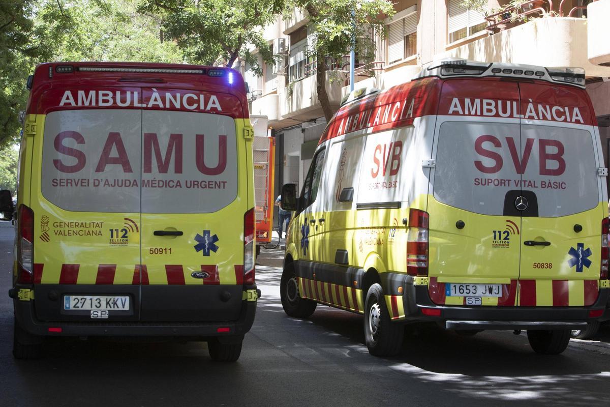 Una unidad del SAMU y un SVB en una imagen de archivo.