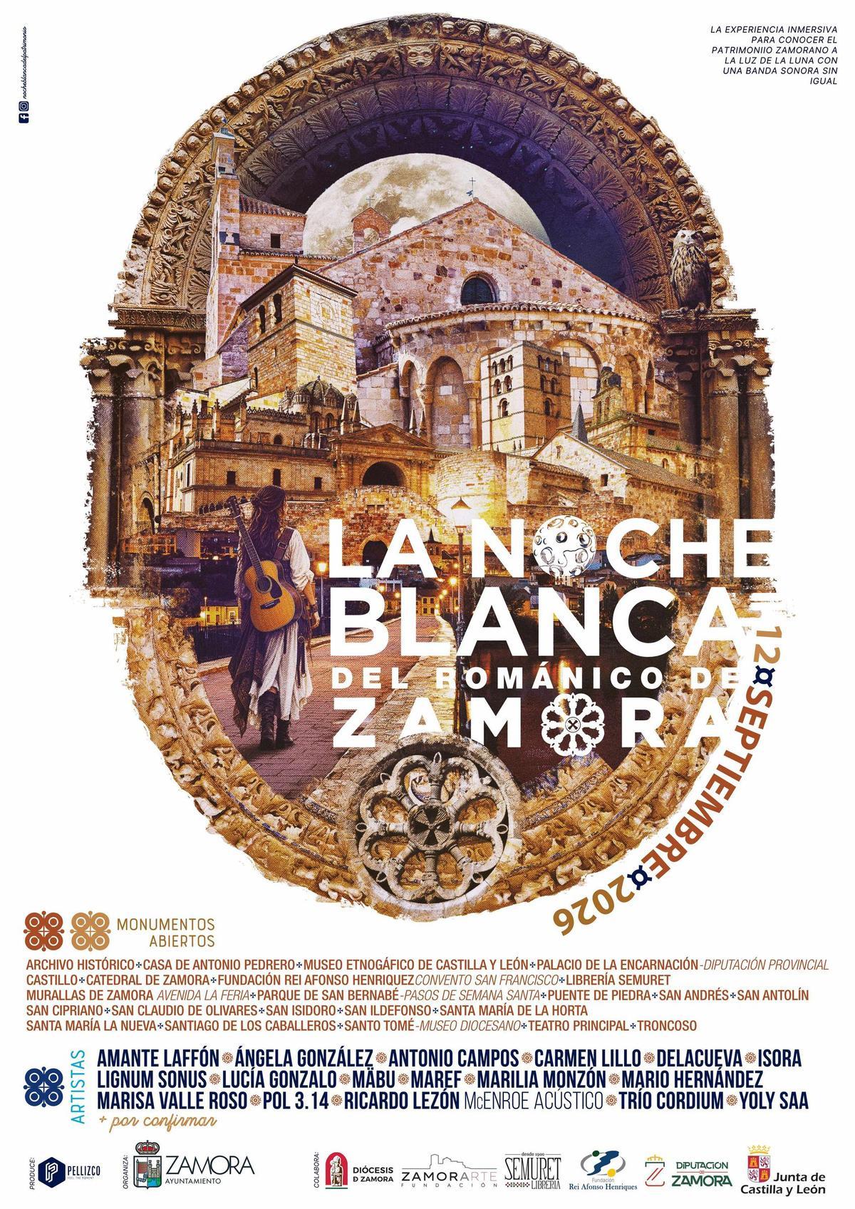 Cartel de la III Noche Blanca del Románico