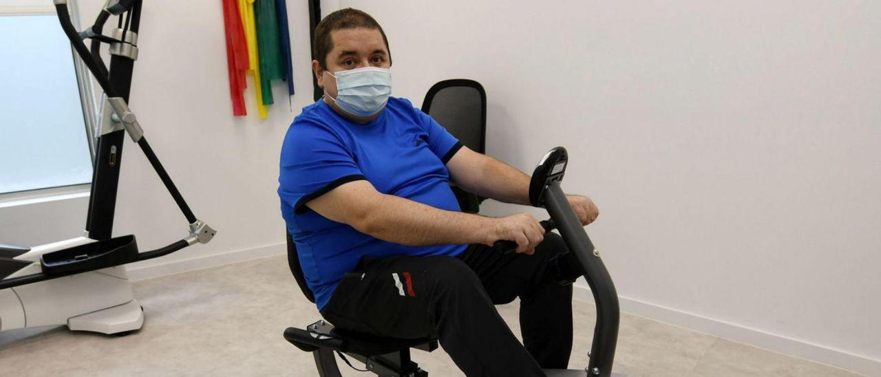 Algunos pacientes requirieron rehabilitación a través del Sergas después de sufrir COVID. |  // G. SANTOS