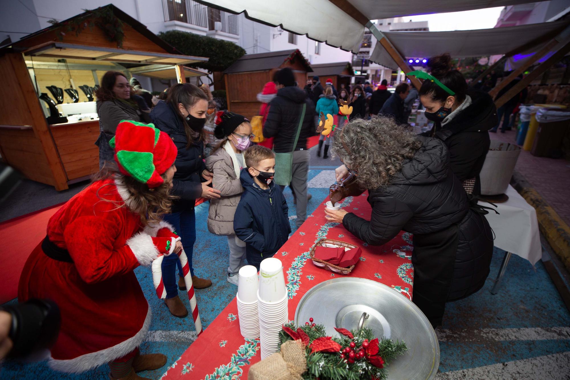 Encendido de las luces de Navidad en Sant Josep