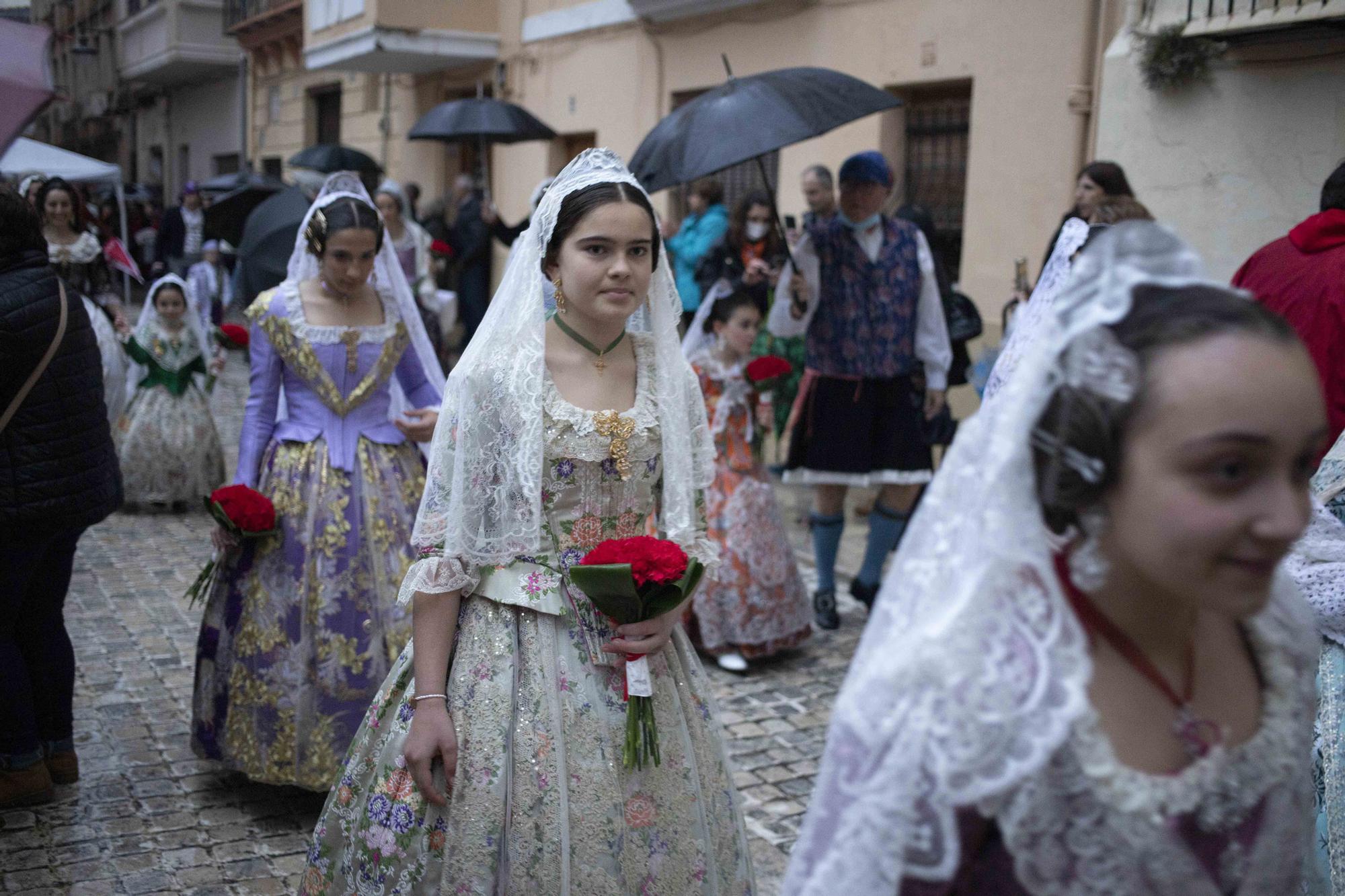 Una Ofrenda pasada por agua en Xàtiva