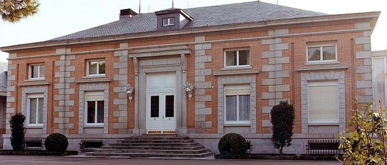 La fachada del Palacio de la Zarzuela.