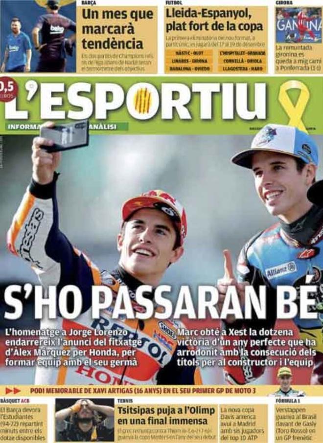 Las portadas del día en la prensa deportiva