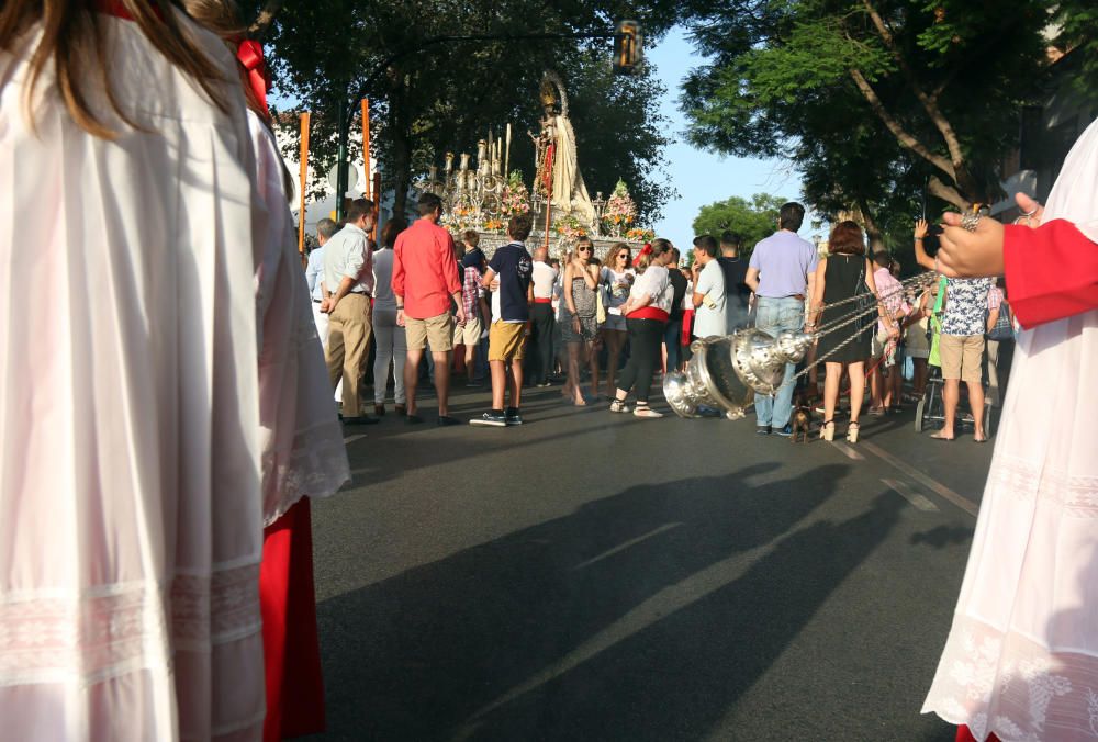 Procesión de la Virgen del Carmen en Pedregalejo