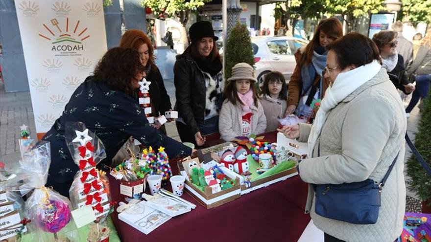 Acodah da a conocer en el mercado navideño su labor