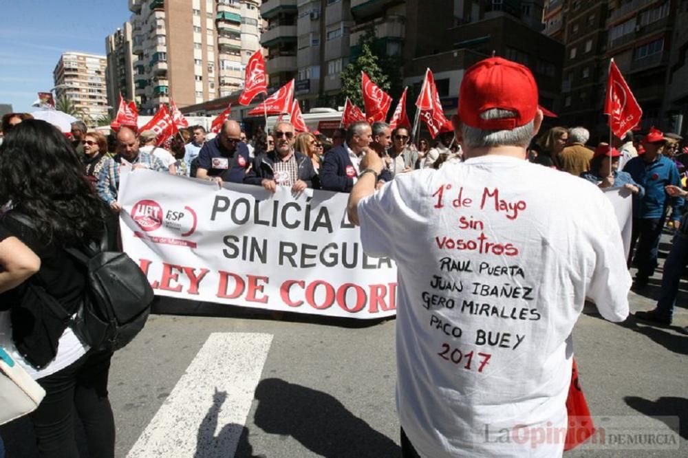 Manifestación del 1 de mayo en Murcia