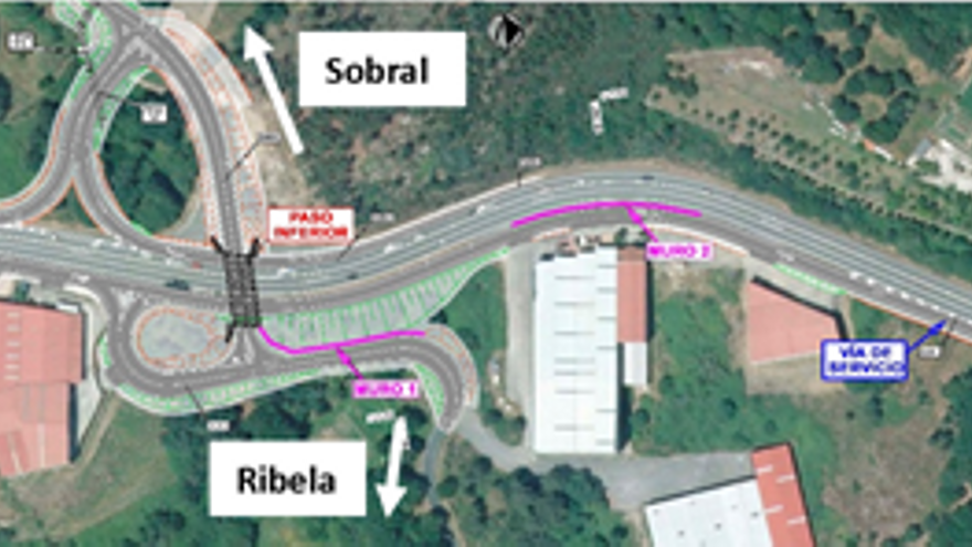 Mejoras previstas en el proyecto para la N-525.   | // FDV