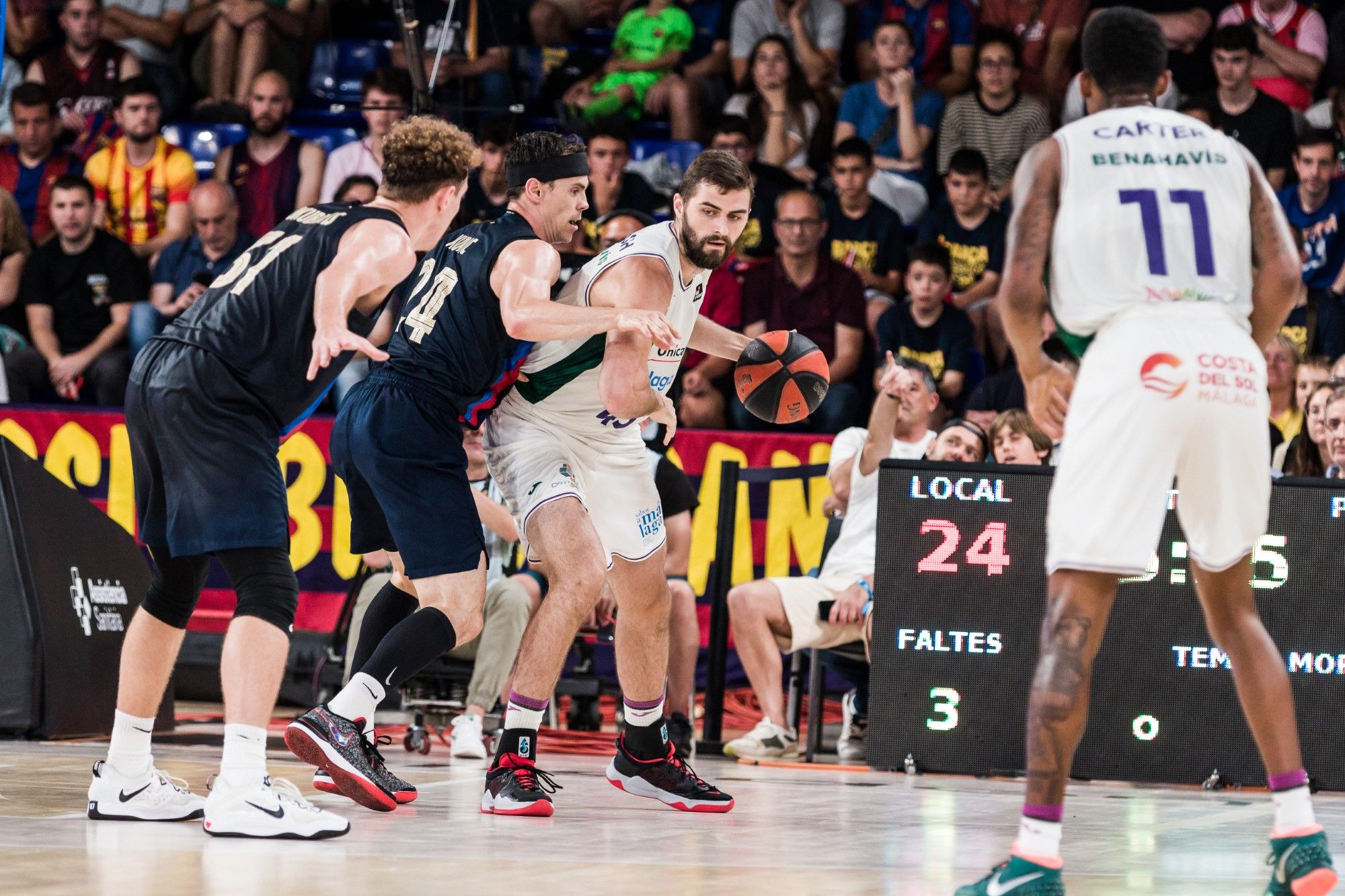 Barcelona - Unicaja, segundo partido de semifinales de la Liga Endesa, en imágenes