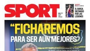 Las portadas de la prensa deportiva de hoy