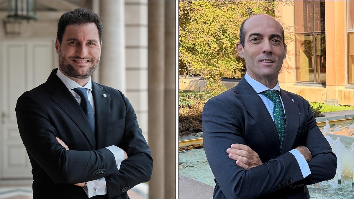 Pablo Lora (izquierda) y Carlos López Espuela (derecha), Family Bankers de Banco Mediolanum.