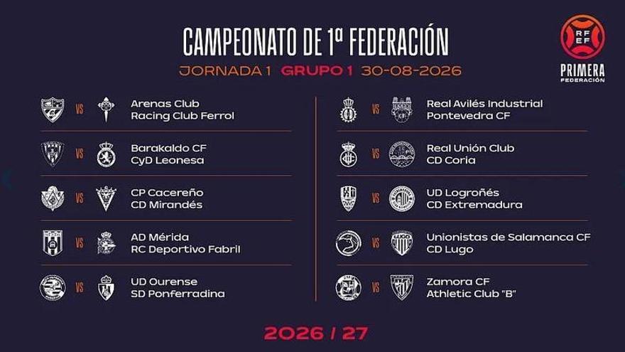 Este es el calendario del Zamora CF: Inicio y fin en el Ruta de la Plata