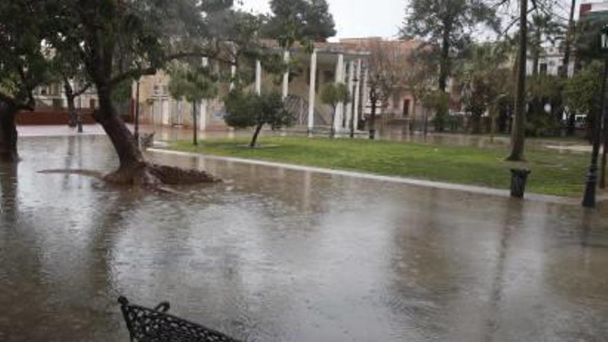 El nuevo temporal eleva  a 900 litros la lluvia caída en la Barraca en 5 meses