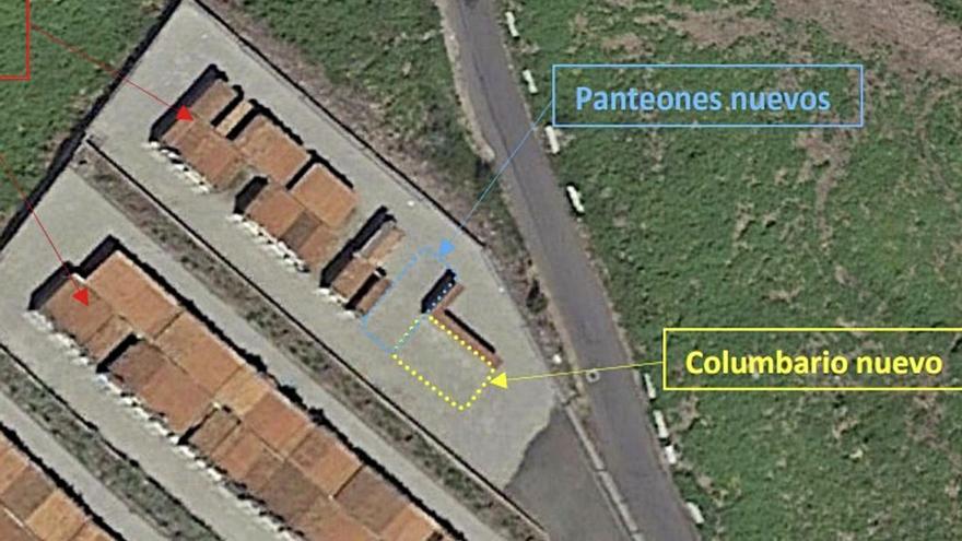 El Concello de Marín construirá un nuevo columbario y ocho panteones en A Raña