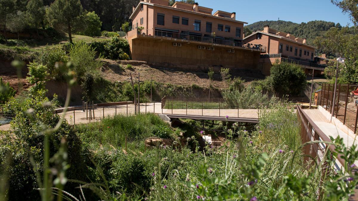 El parue dels Jardins de la Font del Rector, en Sant Climent de Llobregat.