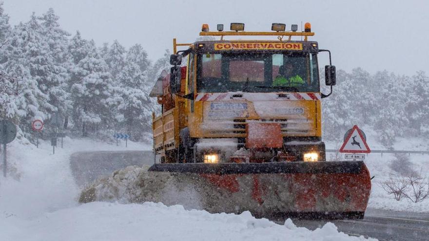 La zona acumula 20 centímetros de nieve.