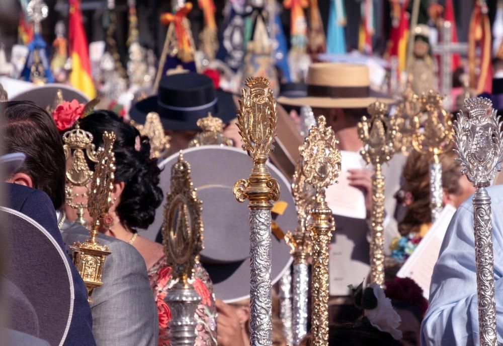 Camino al Santuario de la Virgen del Rocío en Almonte.