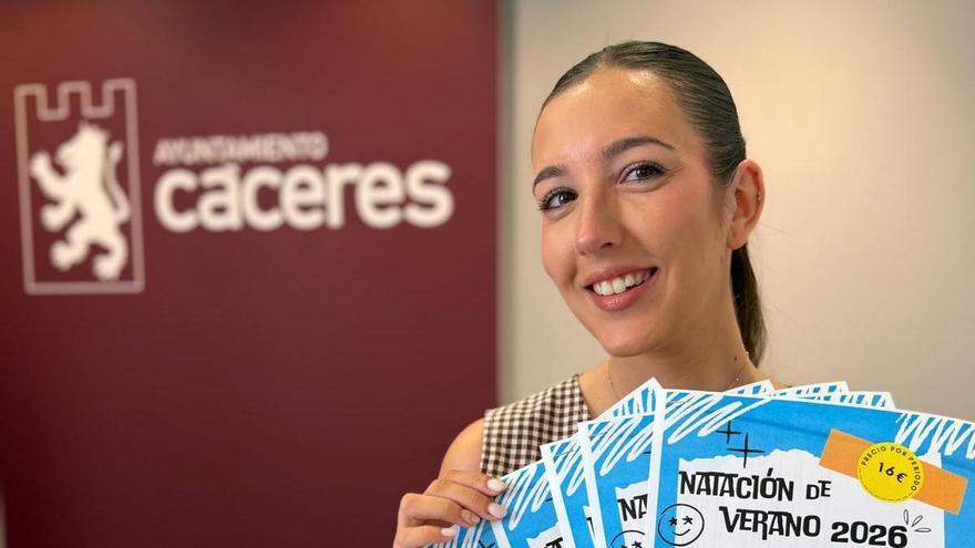 Natación en Cáceres: estas son las plazas y las tarifas reducidas para este verano
