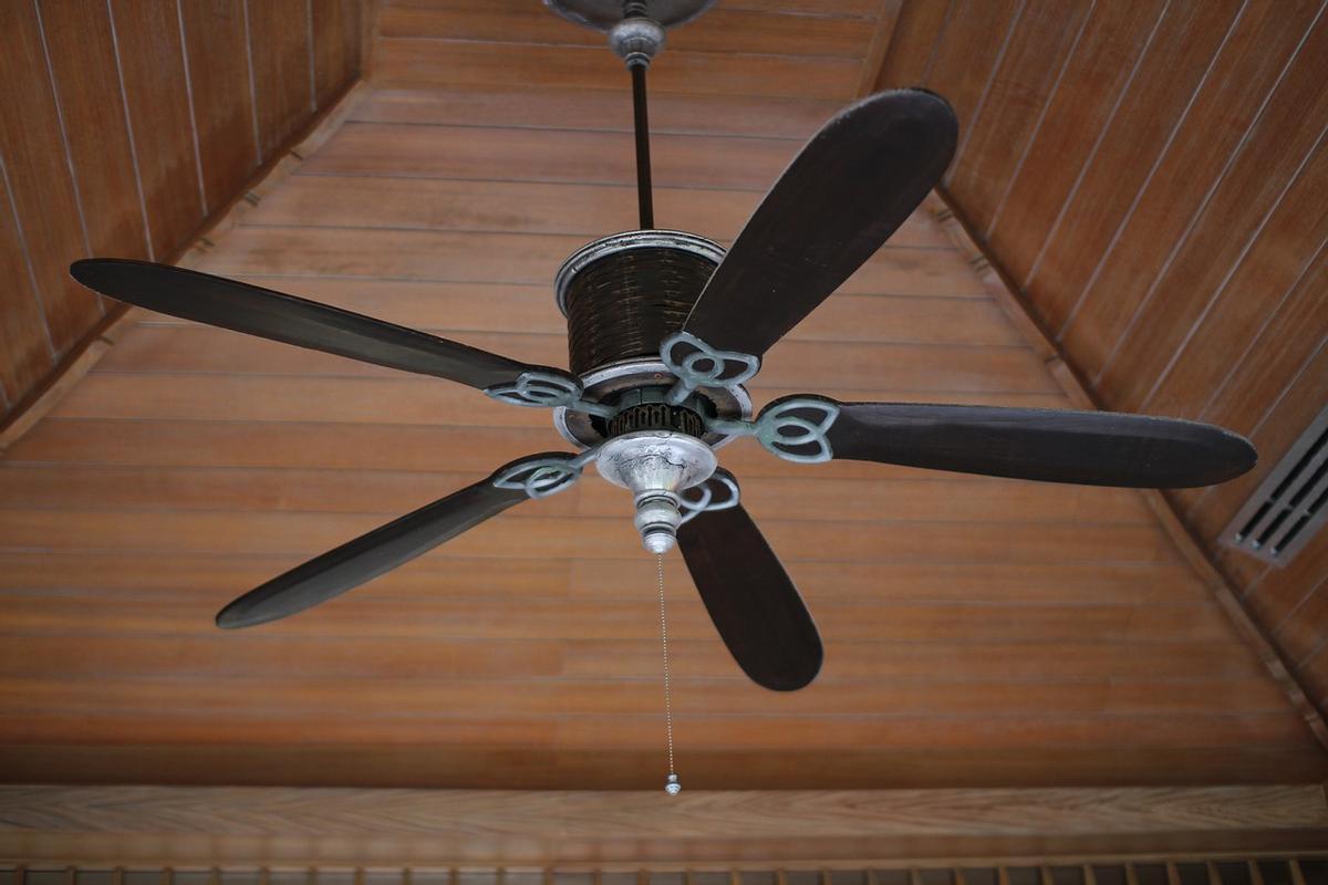 Cómo limpiar los ventiladores de techo.