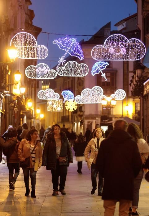 Luces de Navidad en Oviedo