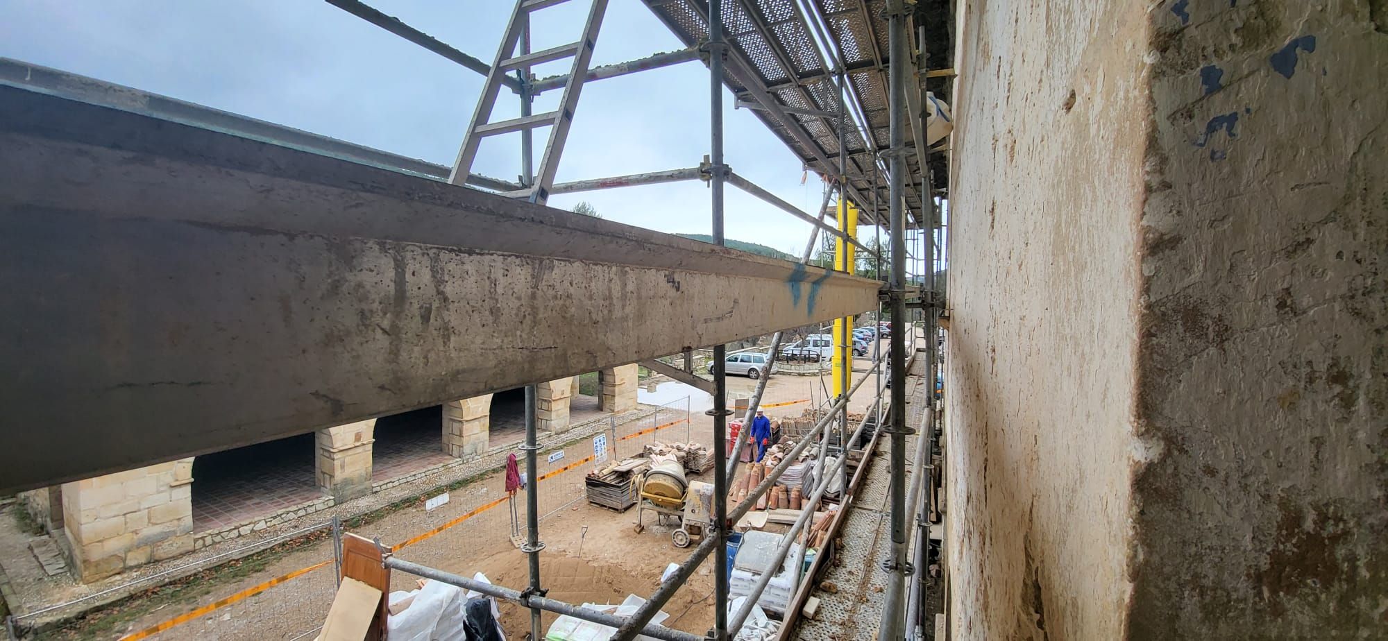 Estado actual de las obras de Sant Joan de Penyagolosa