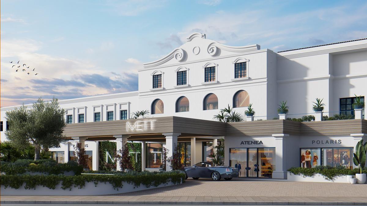 Una proyección de las obras en el hotel METT Marbella de Estepona.