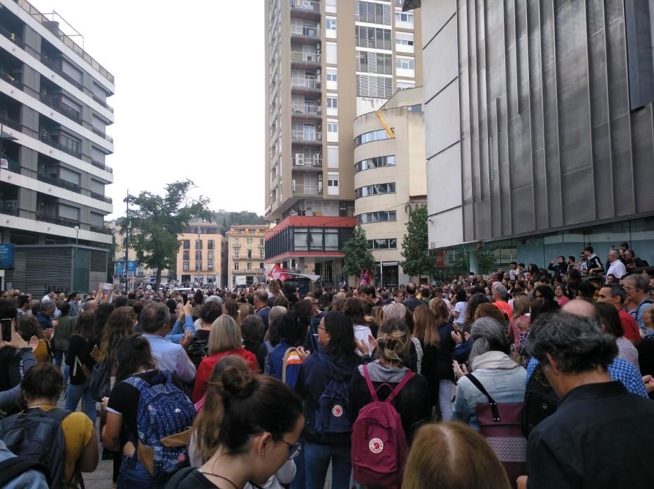 Concentracions a Girona en protesta per la sentència del procés