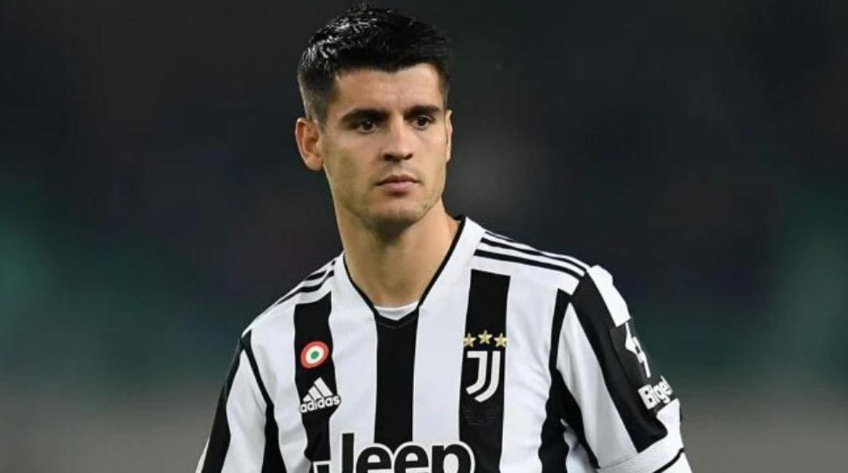 Morata, con la Juventus.