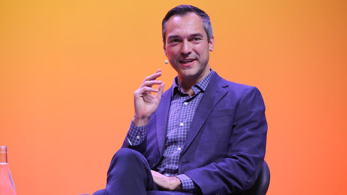 El fundador de Airbnb, Nathan Blecharczyk, en el Smart City Expo World Congress