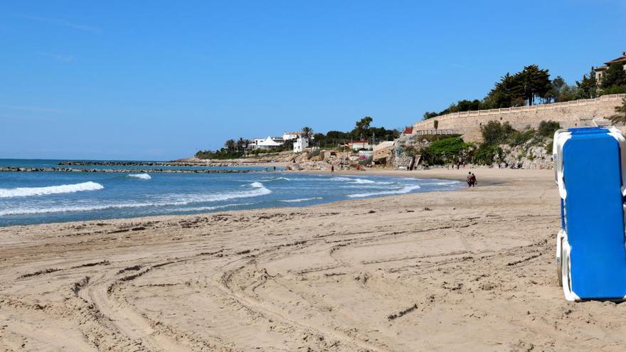 Una platja de Vilanova i la Geltrú |