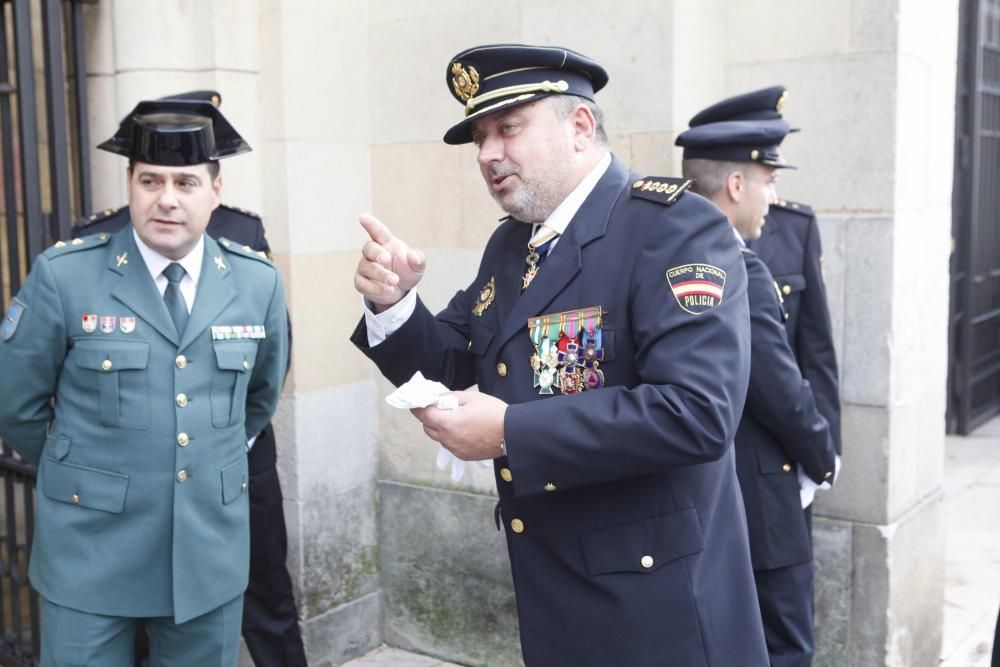 Celebración de la fiesta Policía Nacional en Gijón