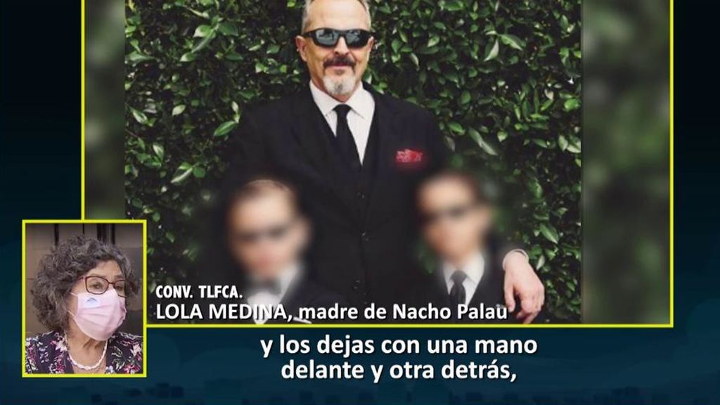 Imagen de las declaraciones previas de Lola Medina, madre de Nacho Palau y nueva invitada de 'Sábado deluxe'