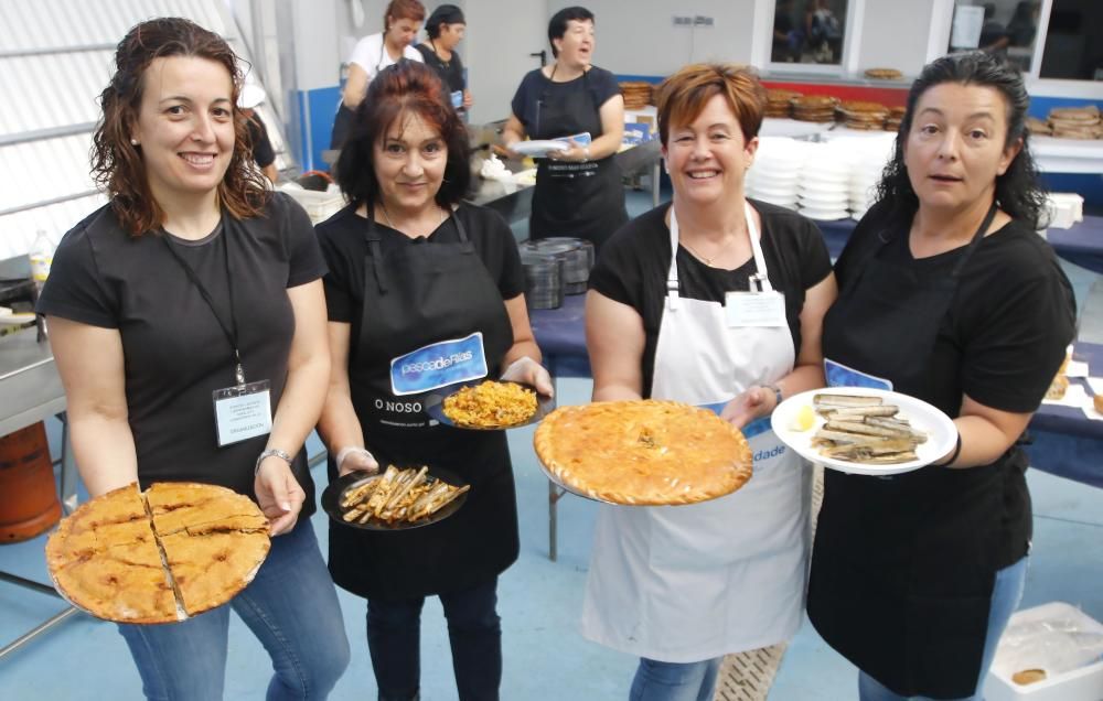 La cita gastronómica de Cesantes atrae a cientos de personas para disfrutar de este molusco.