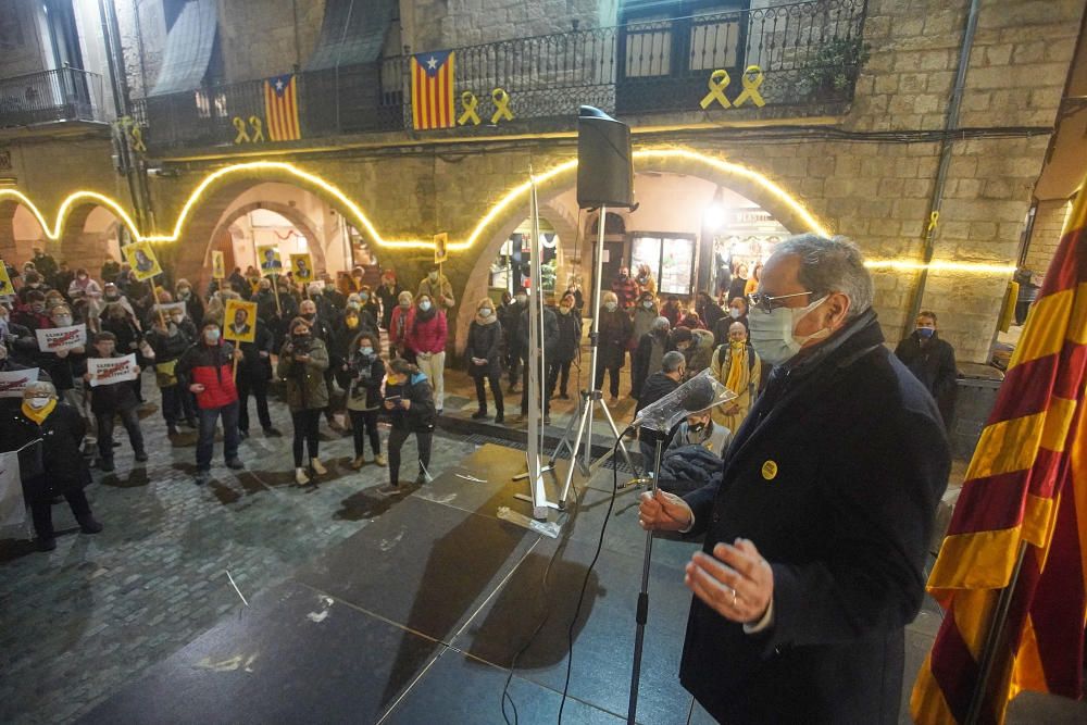 Quim Torra, a l'acte de Girona Vota