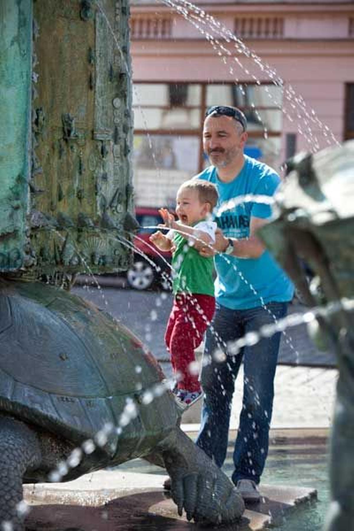 Fuente de Arión en Olomouc.