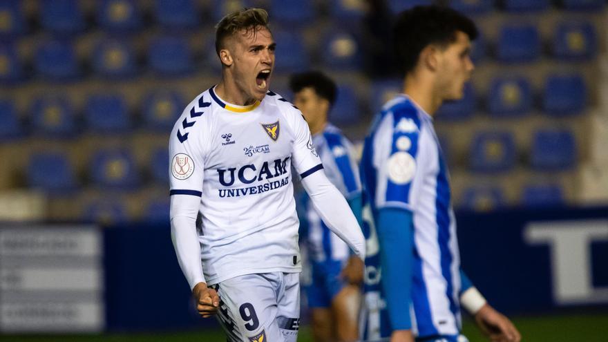 Manu Garrido durante el partido de Copa del Rey ante el Deportivo de La Coruña