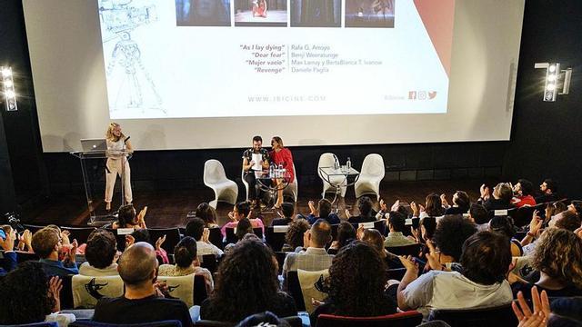 Entrega de premios en una edición anterior de Ibicine. | SERGIO G. CAÑIZARES
