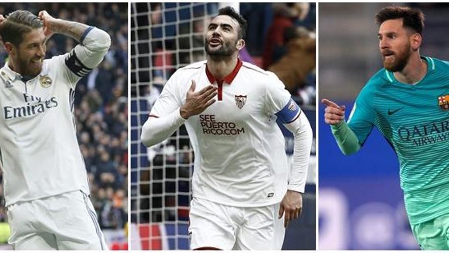 Sevilla y Barça mantienen la presión sobre el Madrid