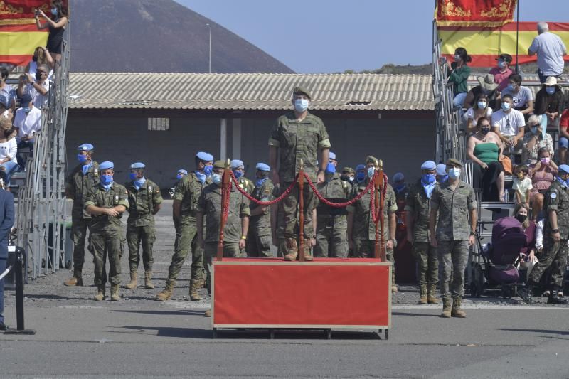 Despedida a militares que parten a Beirut en misión de Paz