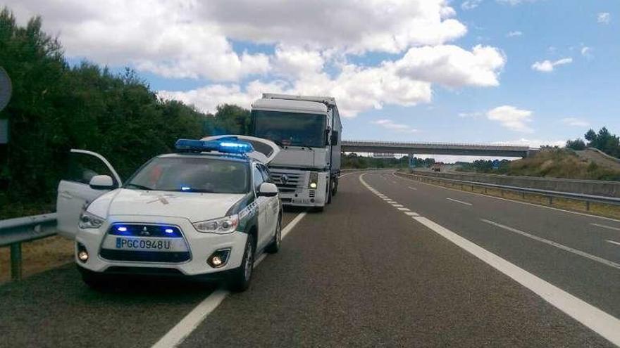 Drogado al volante de 36 toneladas