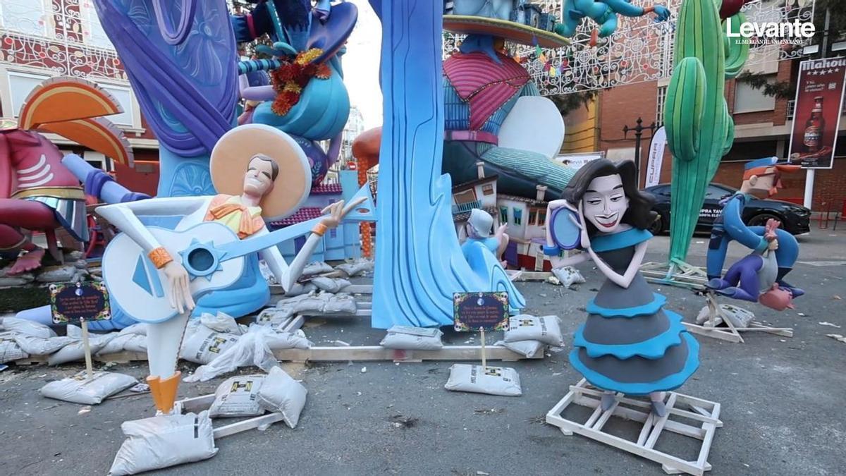 Se consumó el desastre en Cuba-Literato Azorín: la falla se queda sin acabar