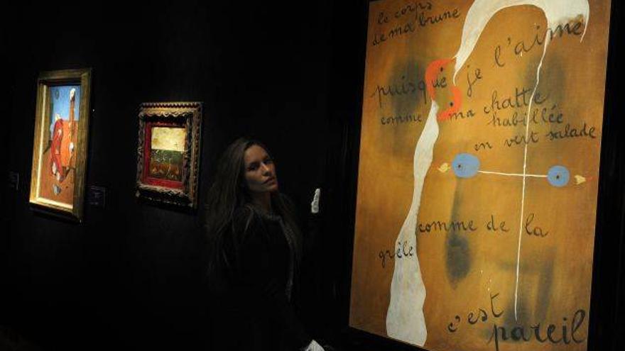 Joan Miró logra una cifra récord con la pintura &#039;Painting-Poem&#039;