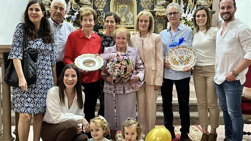 ﻿Figueroles celebra el centenario de su vecina más longeva: Carmen Bernad cumple 100 años
