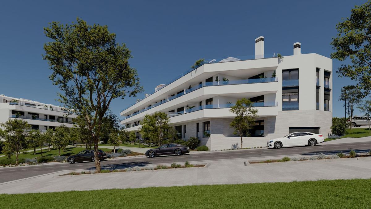 Recreación del futuro complejo residencial