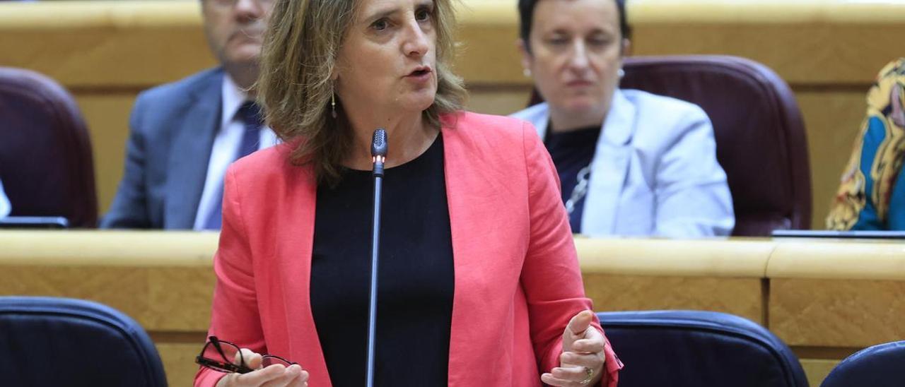 La vicepresidenta y ministra para la Transición Ecológica, Teresa Ribera.