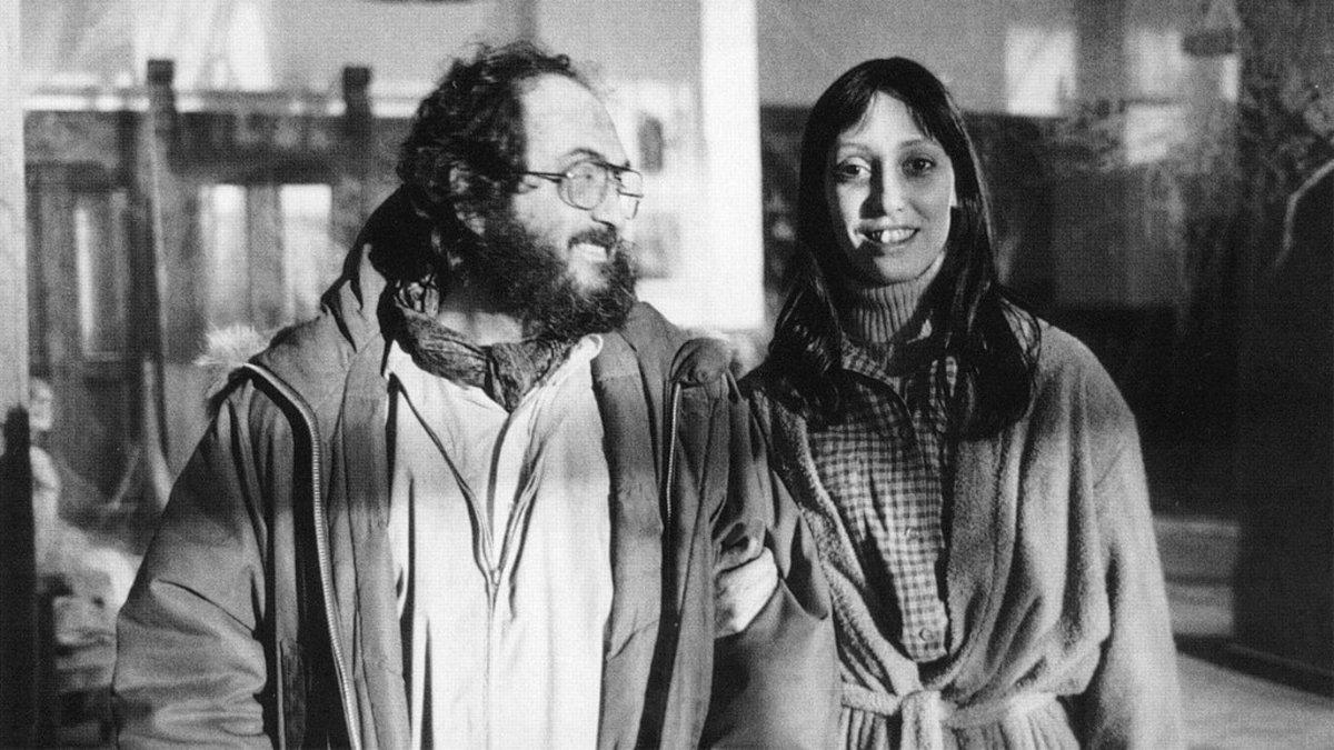 Stanley Kubrick y Shelley Duvall, en el rodaje de 'El resplandor'
