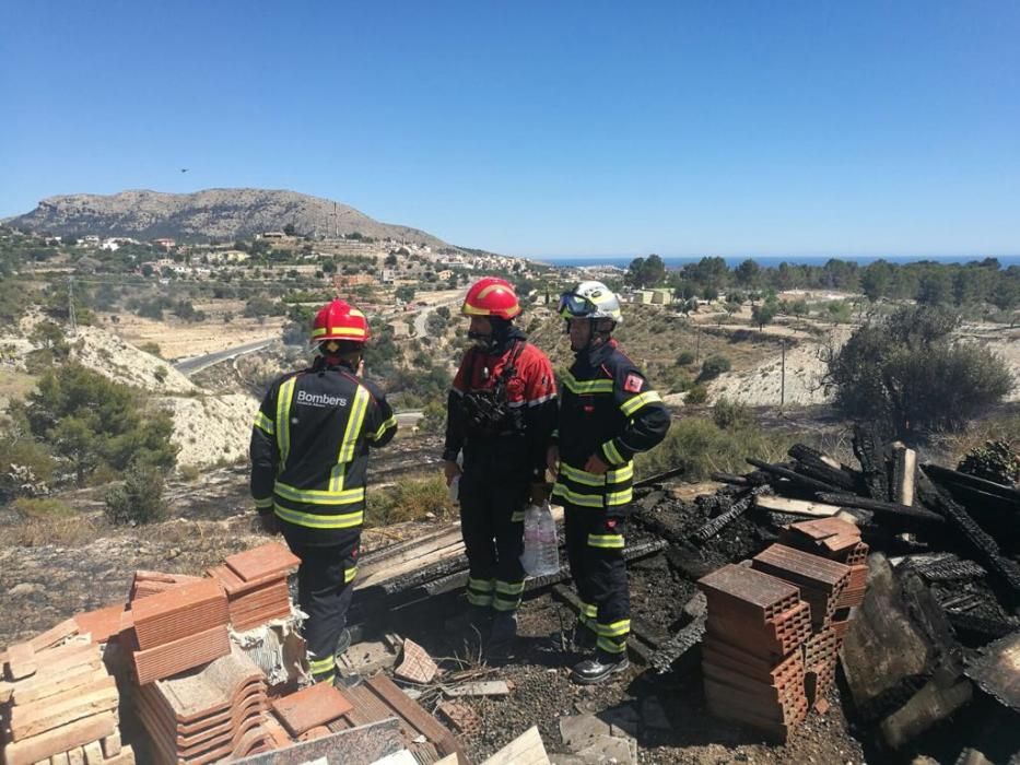 Incendio en Finestrat