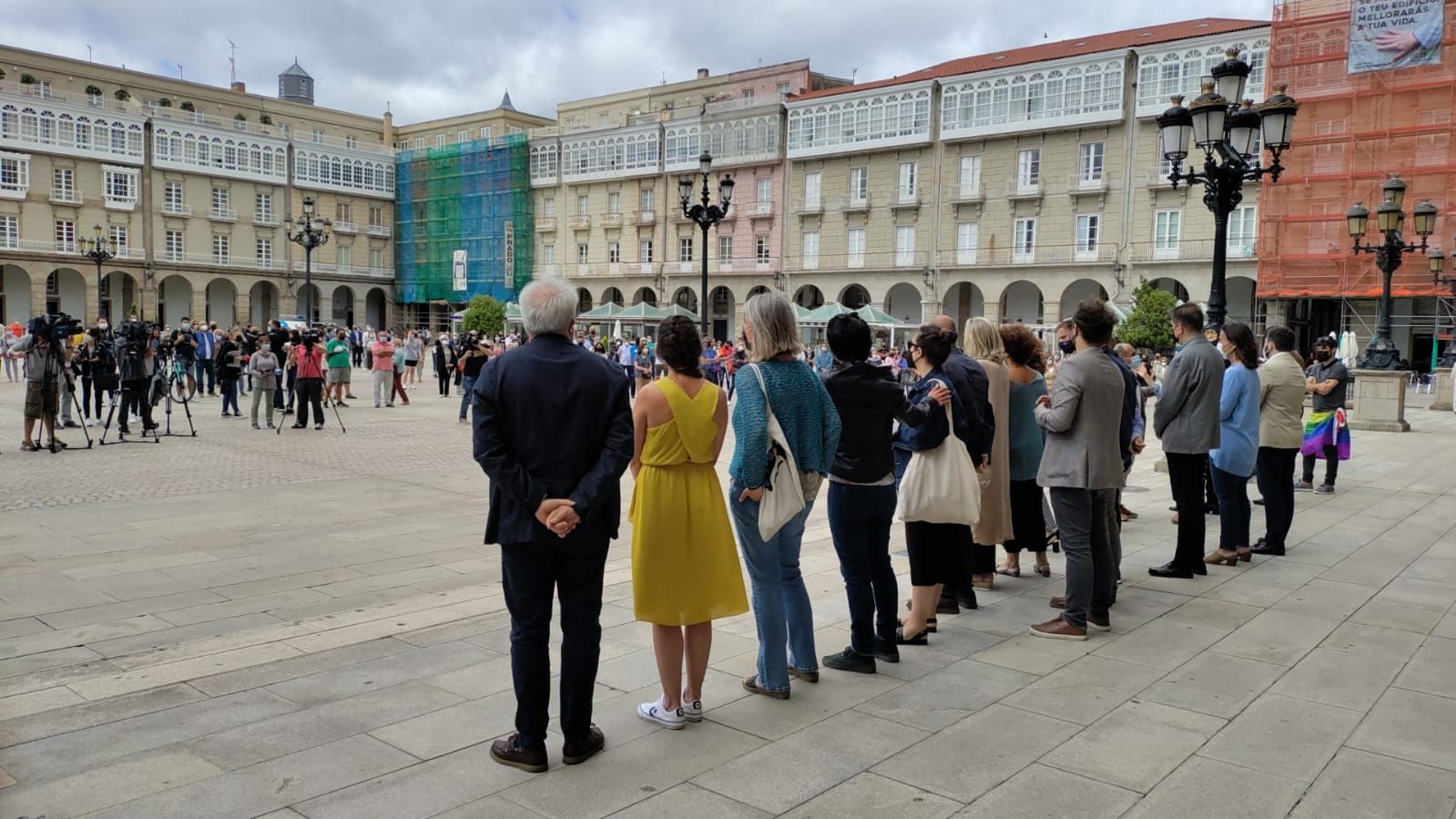 Concentraciones en A Coruña en repulsa por el crimen de Samuel Luiz Muñiz