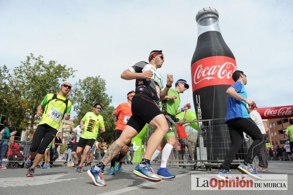 Media Maratón de Murcia: comienzo de la segunda vuelta