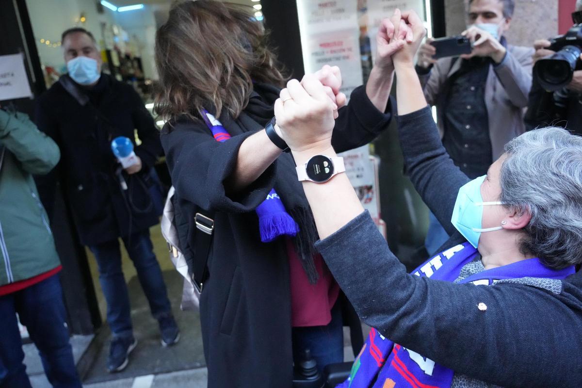 72119 premio de la Lotería de Navidad, imágenes de los premiados